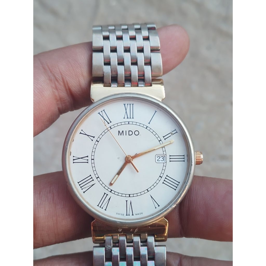 jam tangan mido dorada original mens watch second/bekas/preloved