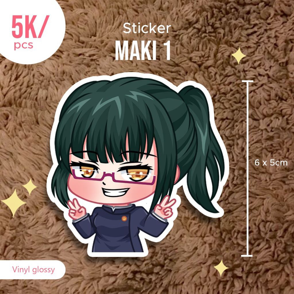 

Stiker maki anime jujutsu kaisen anti air