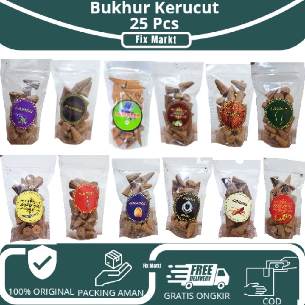 Bukhur Buhur Dupa Kerucut Pewangi Ruangan Tahan Lama Gahru Gaharu Arab