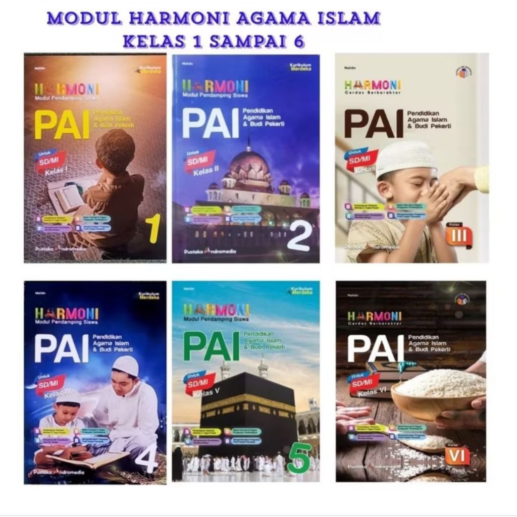 Modul Pendamping Belajar Siswa Harmoni PAI Kelas 1, 2, 3, 4, 5 dan 6