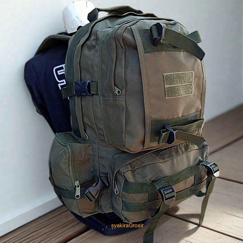 Tas Ransel Pria Tentara Lebanon Army Tactical Outdoor Besar TNI Polri Ransel Gunung