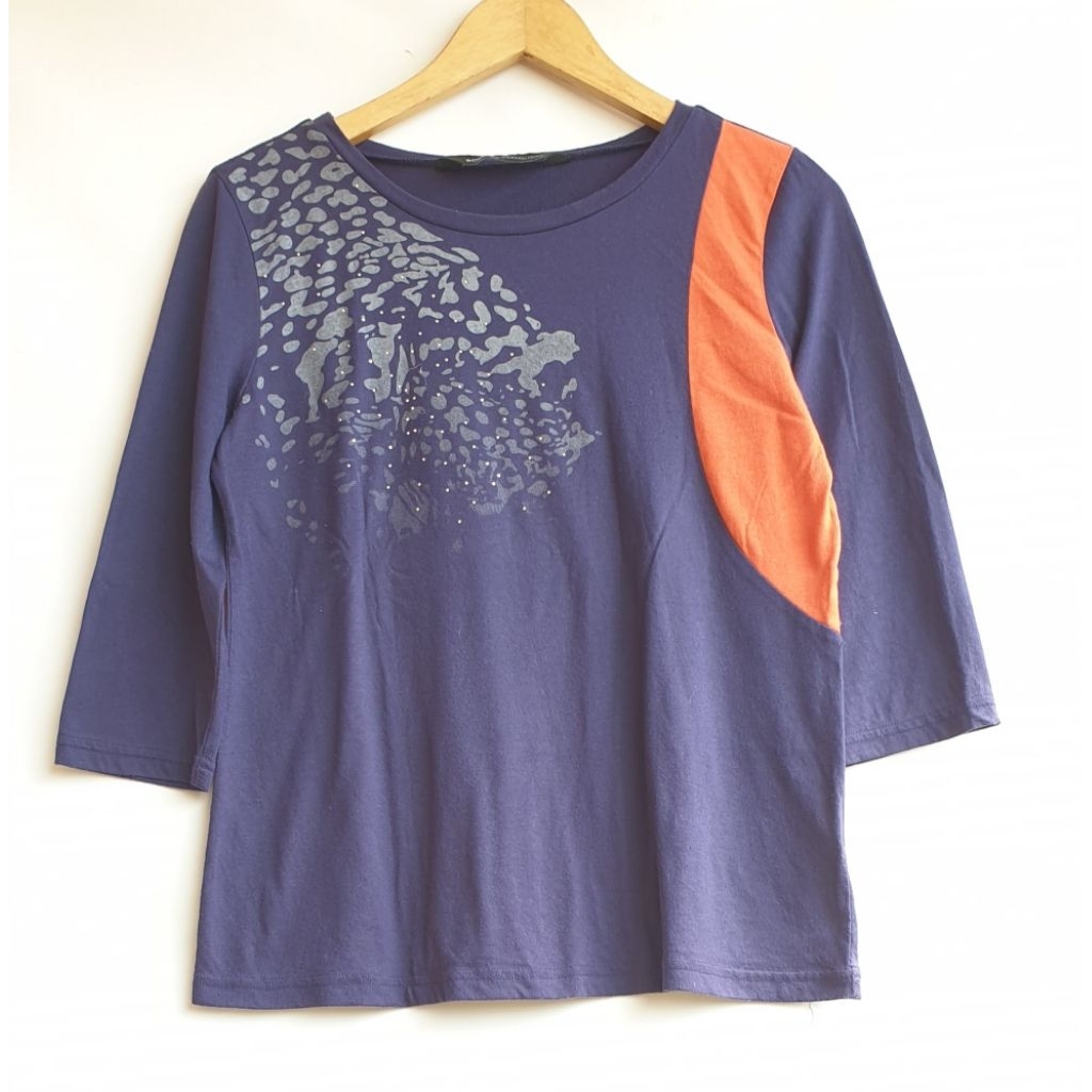 ♡ Kaos Wanita Atasan Rumahan Daily Merek BOKO THE COLLECTION Olahraga Retro Thrift Like New Preloved