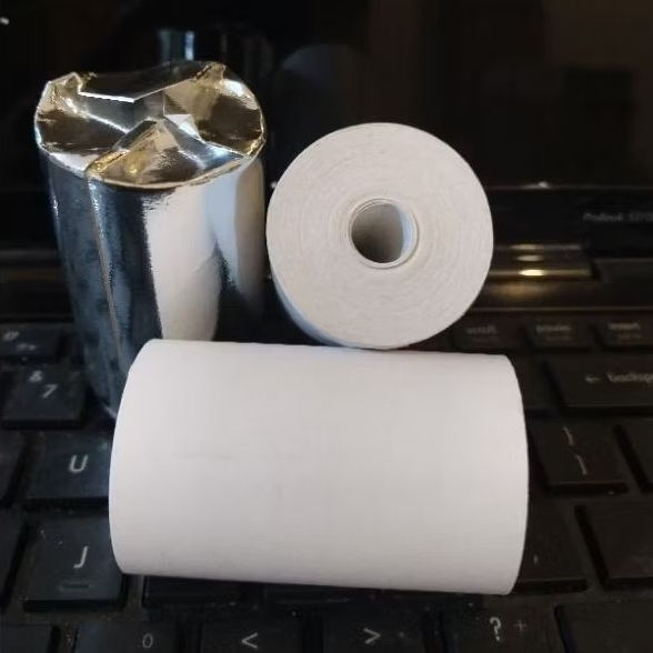 

Kertas kasir thermal 58x40 full tanpa core