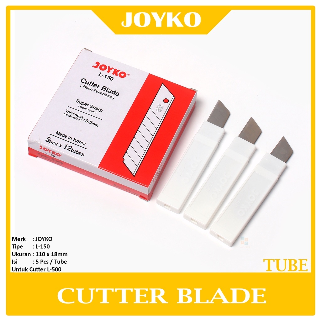 

{TUBE} JOYKO - Isi - Refill Cutter Besar L150 / Isi Cutter Besar