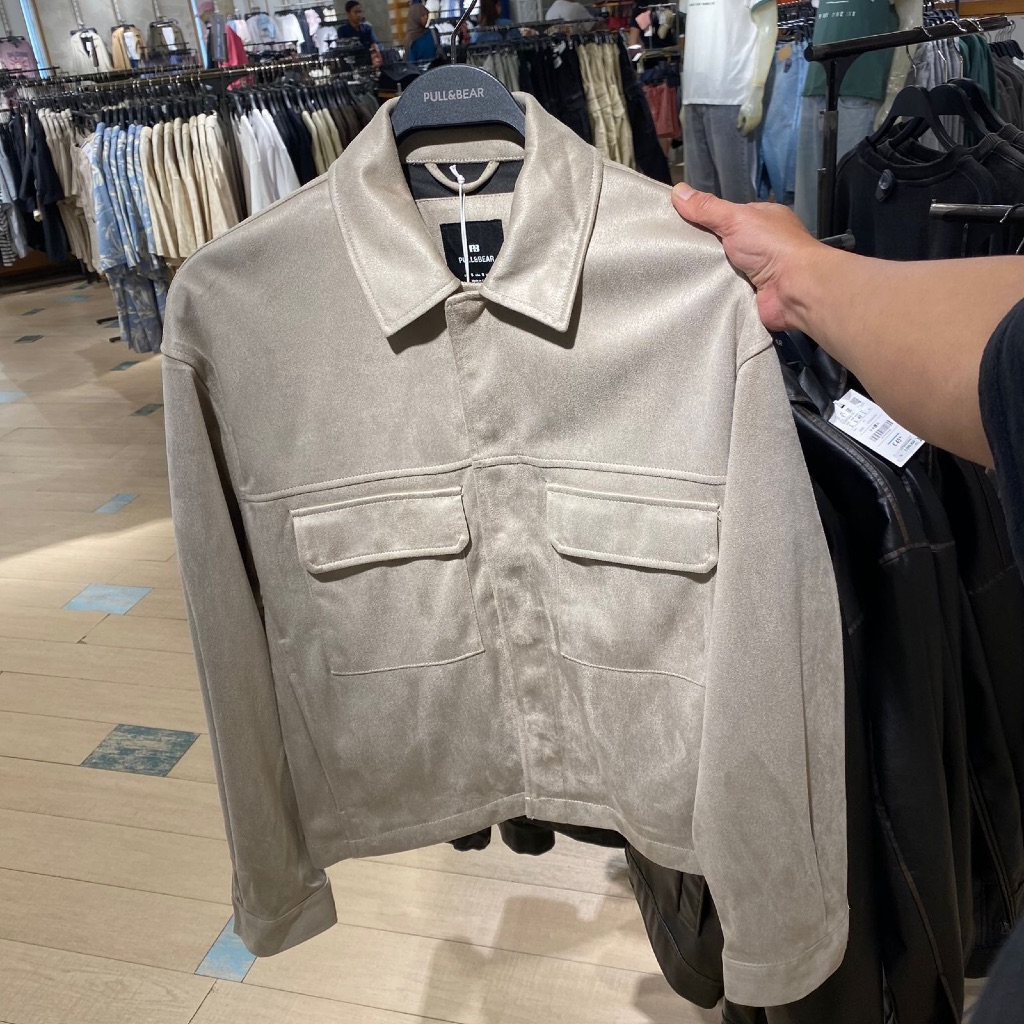 Jastip. Jacket Suede Pull&Bear (Man)