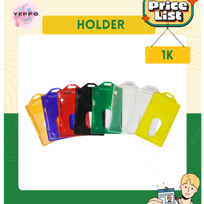 

ID Card Holder Frame Plastik Cassing Id Card / Id Card Holder