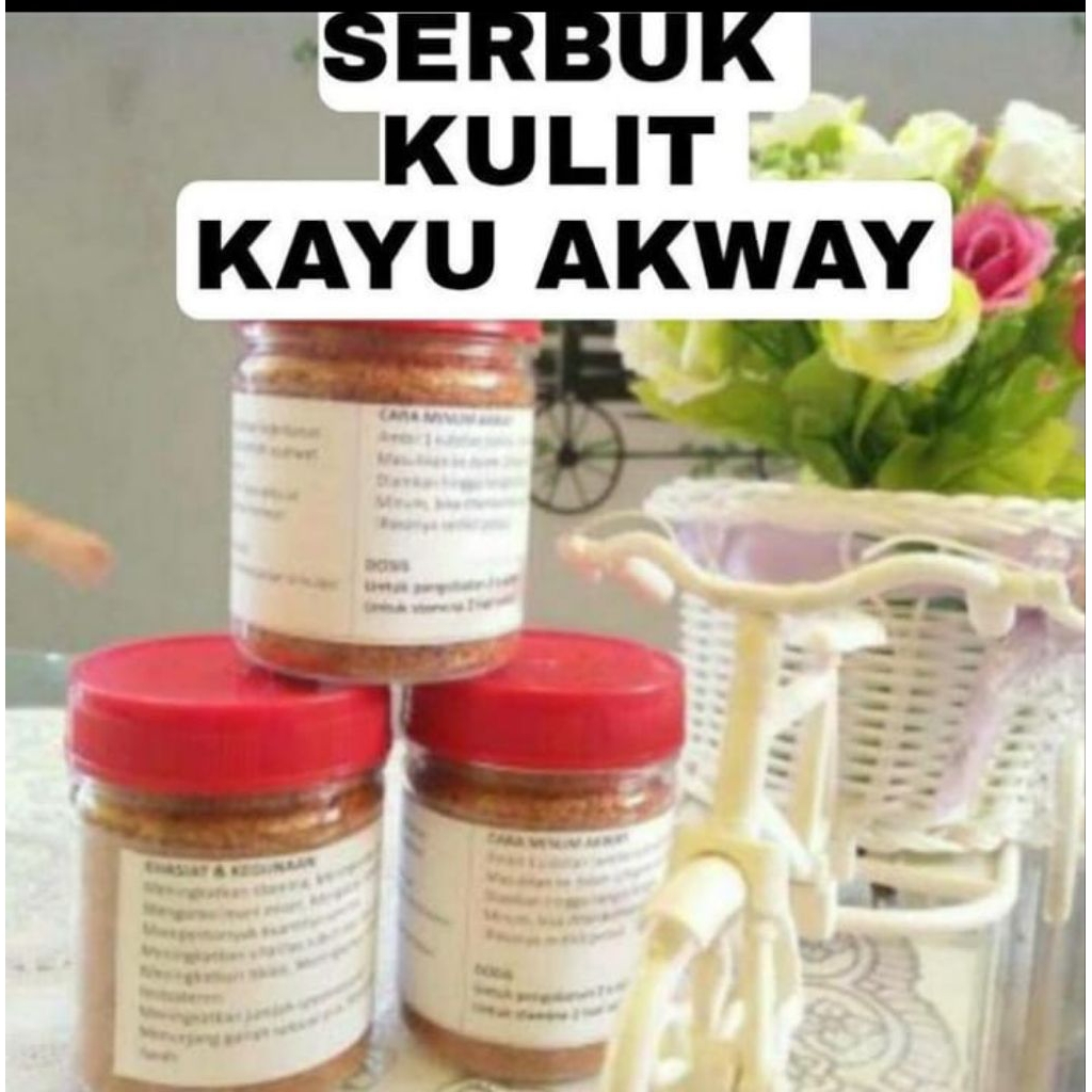 KAYU AKWAY SERBUK BONUS AKWAY ORIGINAL