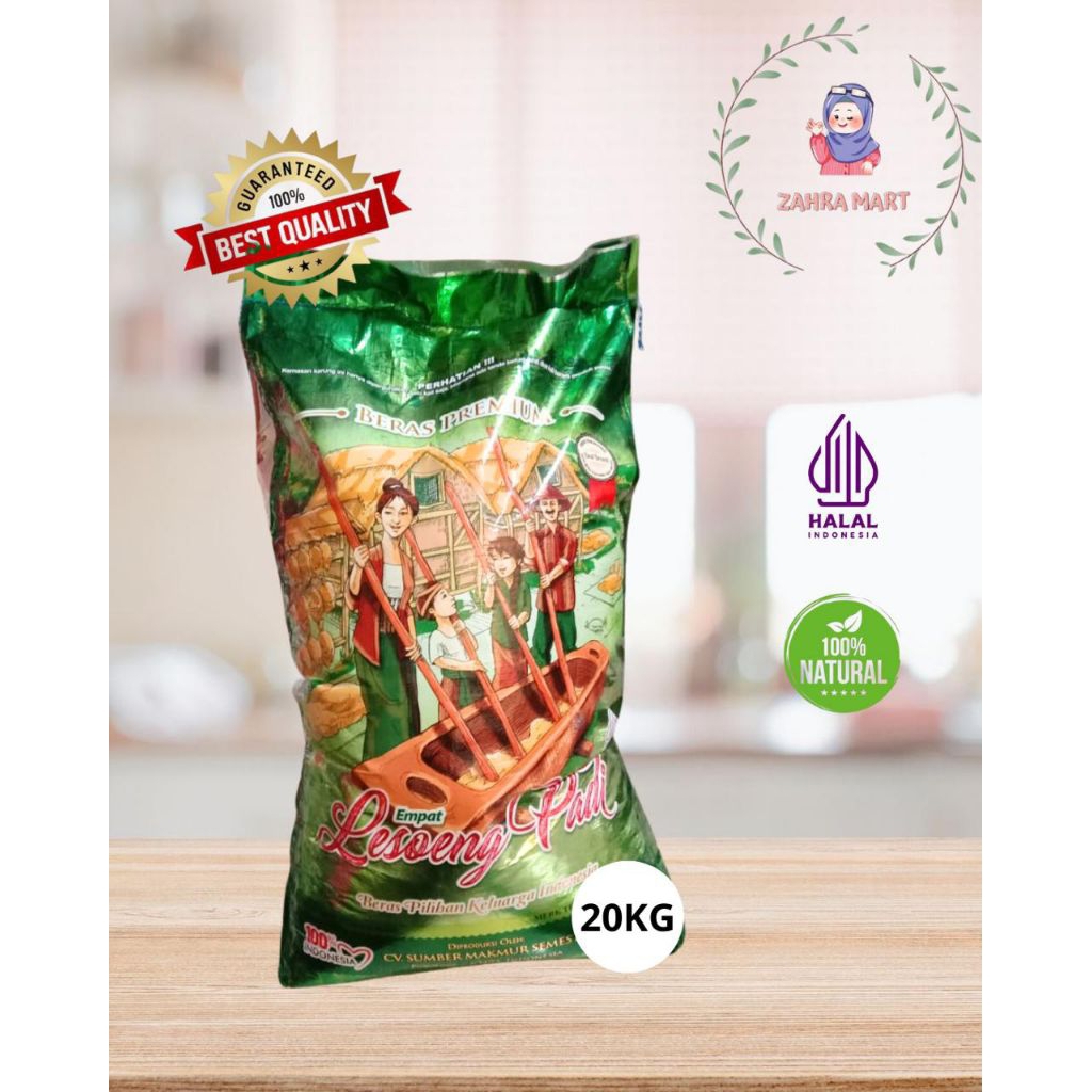 

BERAS PREMIUM LESOENG PADI 20KG DAN 1KARUNG MURAH