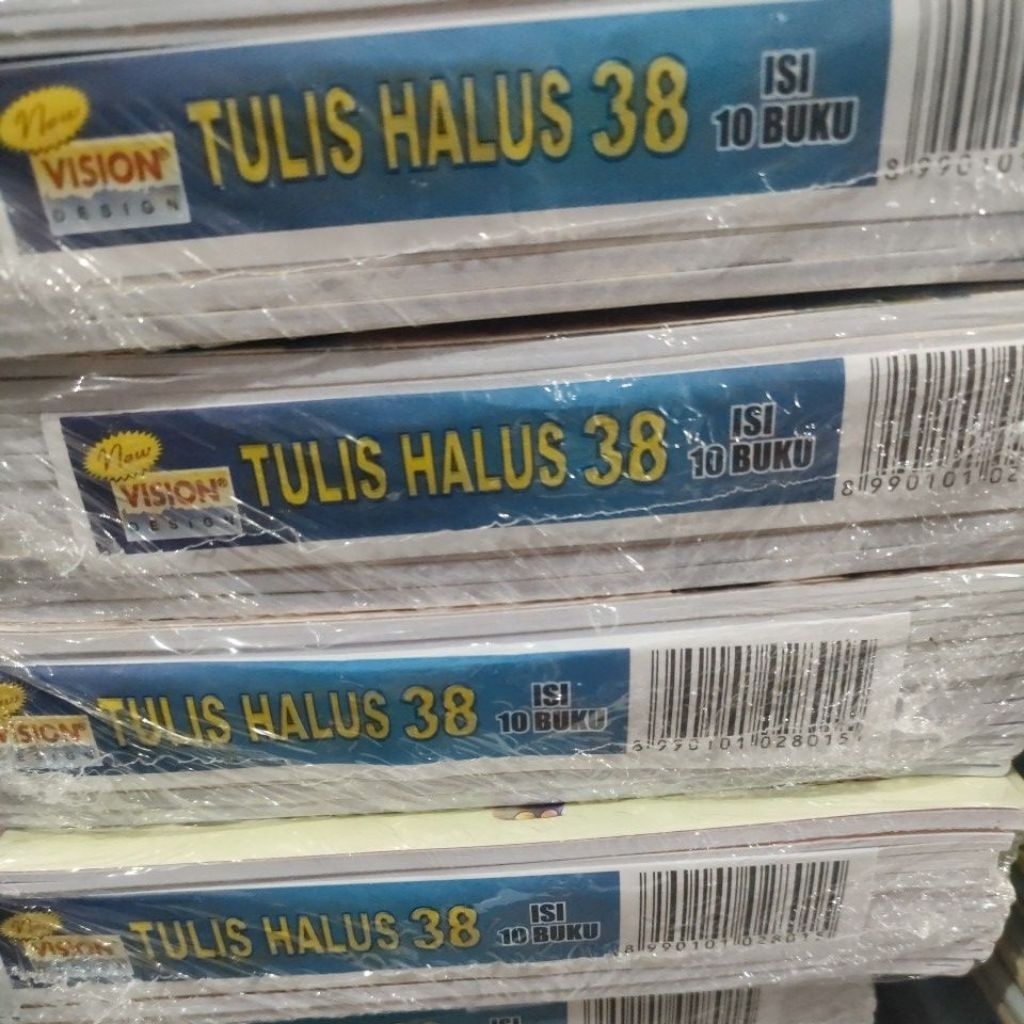 

buku halus vision 38 lbr. 1 pak isi 10 buku