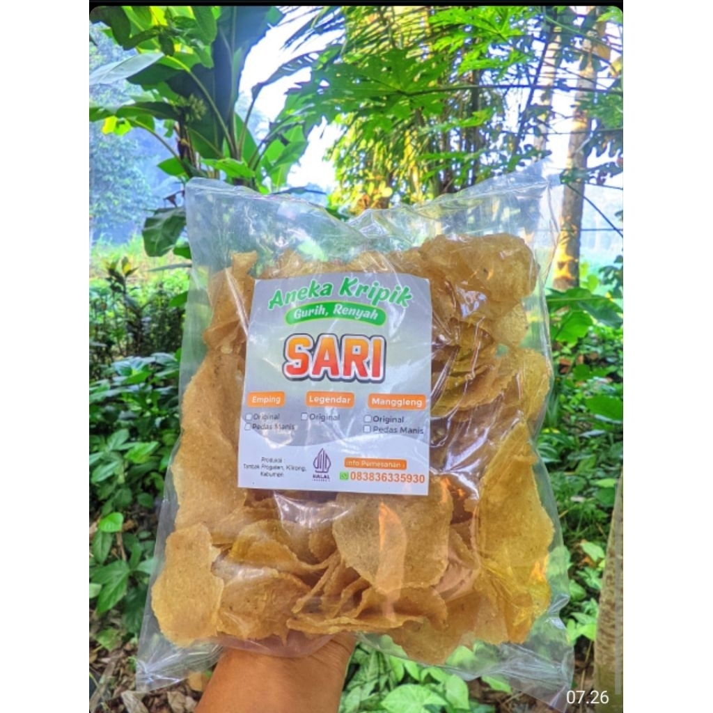 

LEGENDAR ASLI DARI NASI (gurih dan renyah) kemasan 250/500 gram enak jadi teman makan