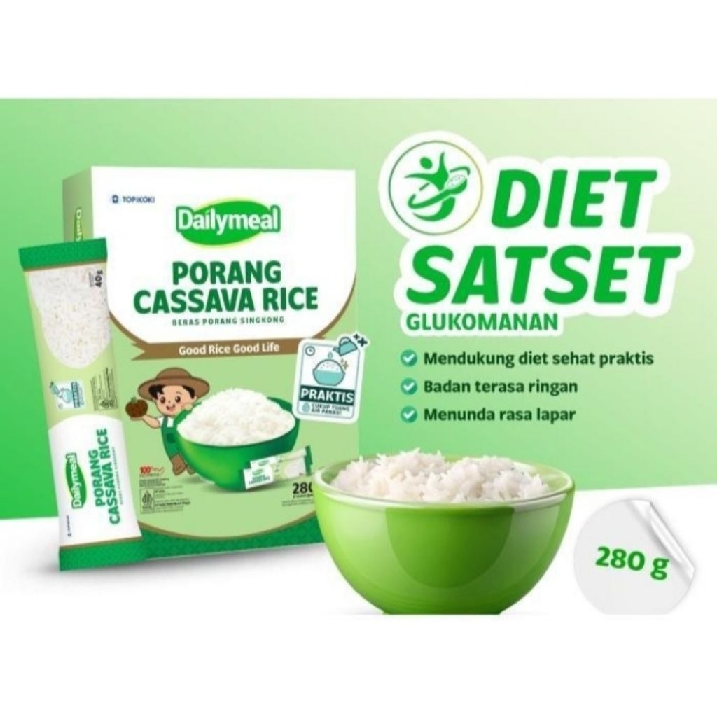 

Dailymeal Porang Cassava Rice 280g