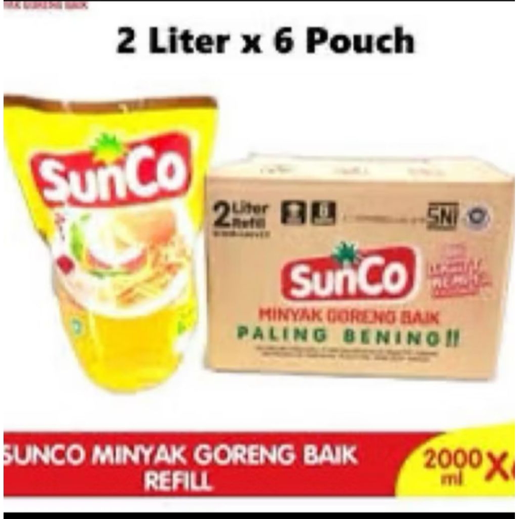 

JABO JABAR BANDUNG minyak Sunco 2Liter 1 dus