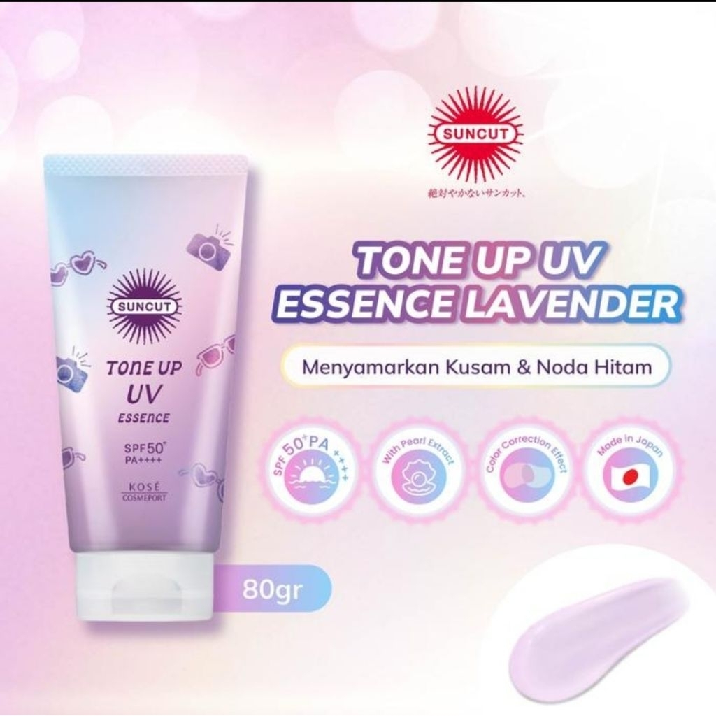 Kose Suncut Tone Up UV Essence Spf 50+ PA++++ 80 gr