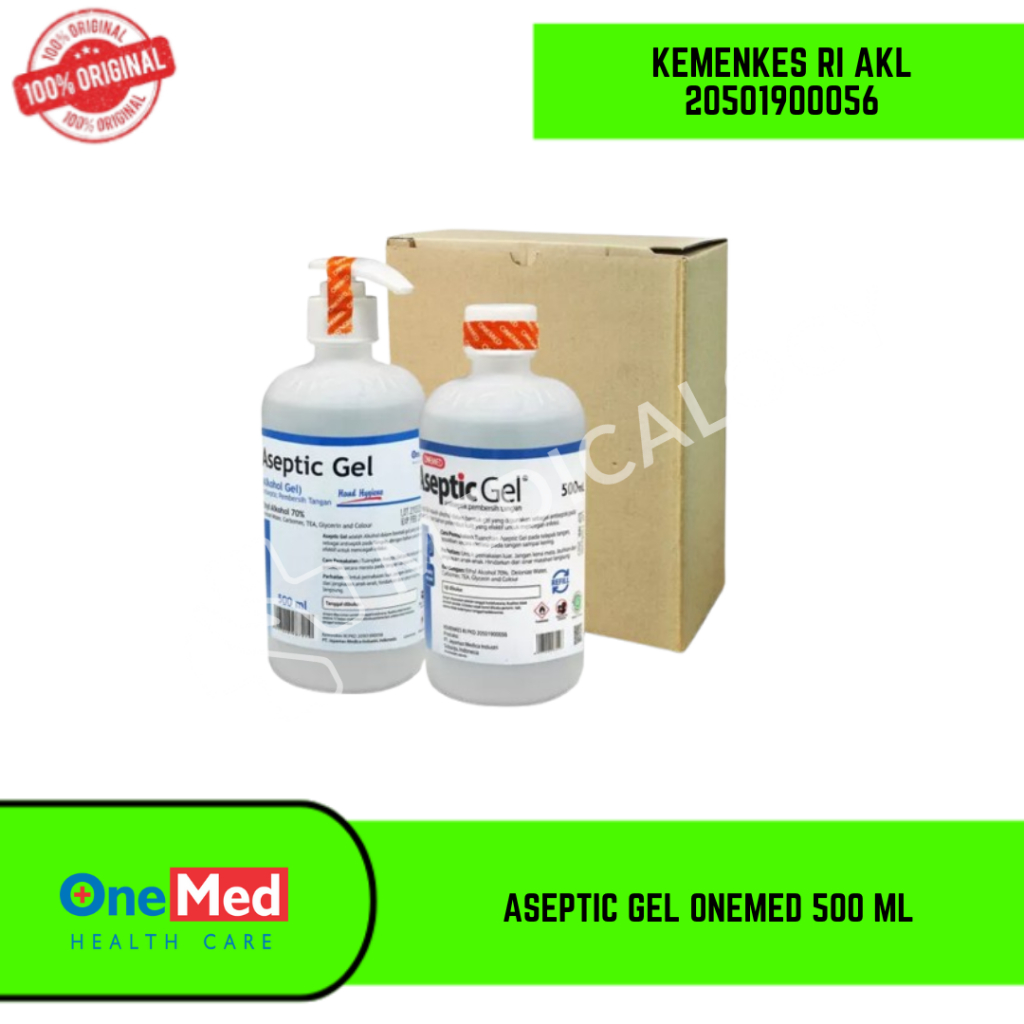 Onemed Aseptic Gel Hand Sanitizer 500 ml