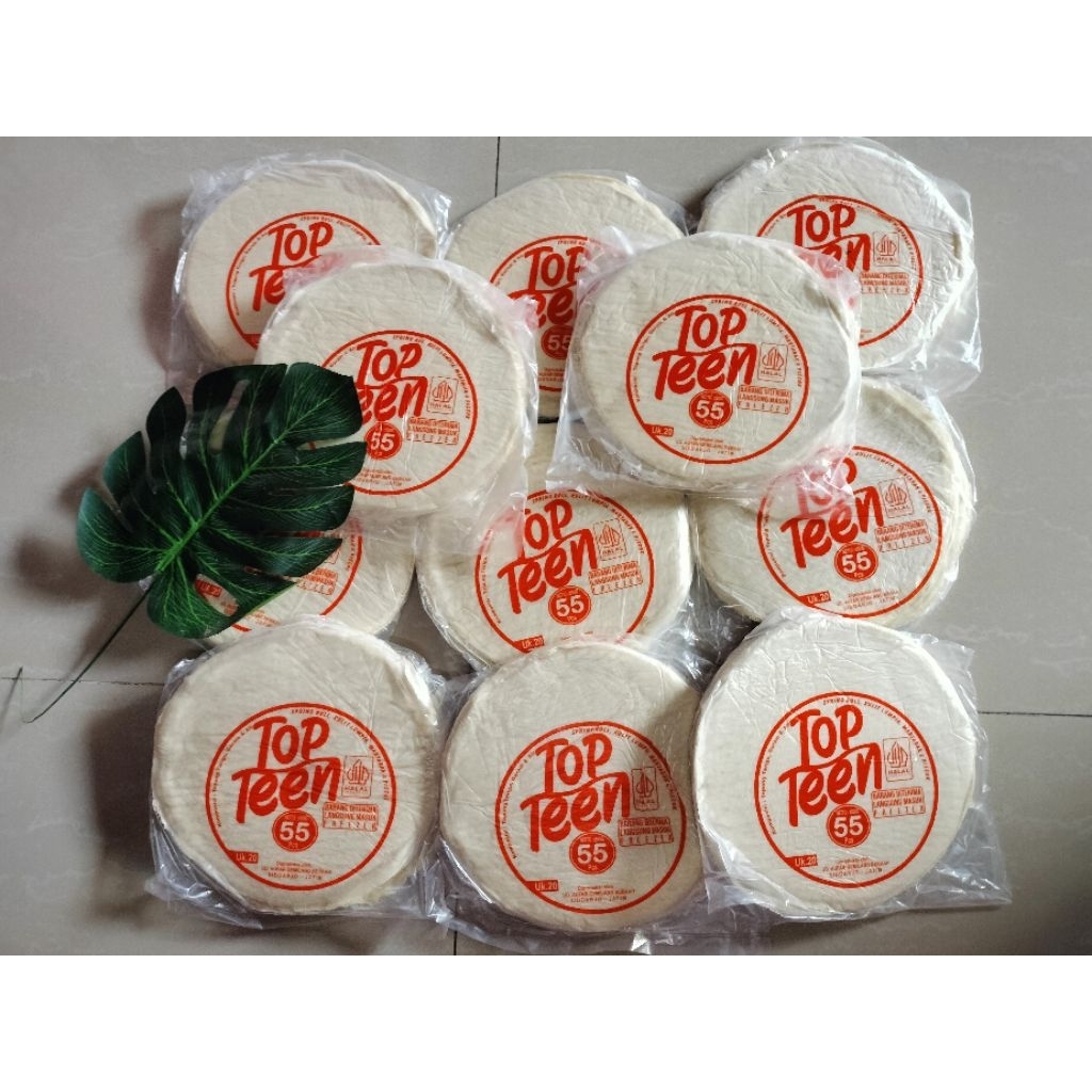 

Kulit Lumpia Merk TOP TEN, ( ISI 3 PACK) Diameter : 20 cm (isi 50 lbr) LUAR PULAU JAWA JGN ORDER, TDK BS TAHAN LAMA