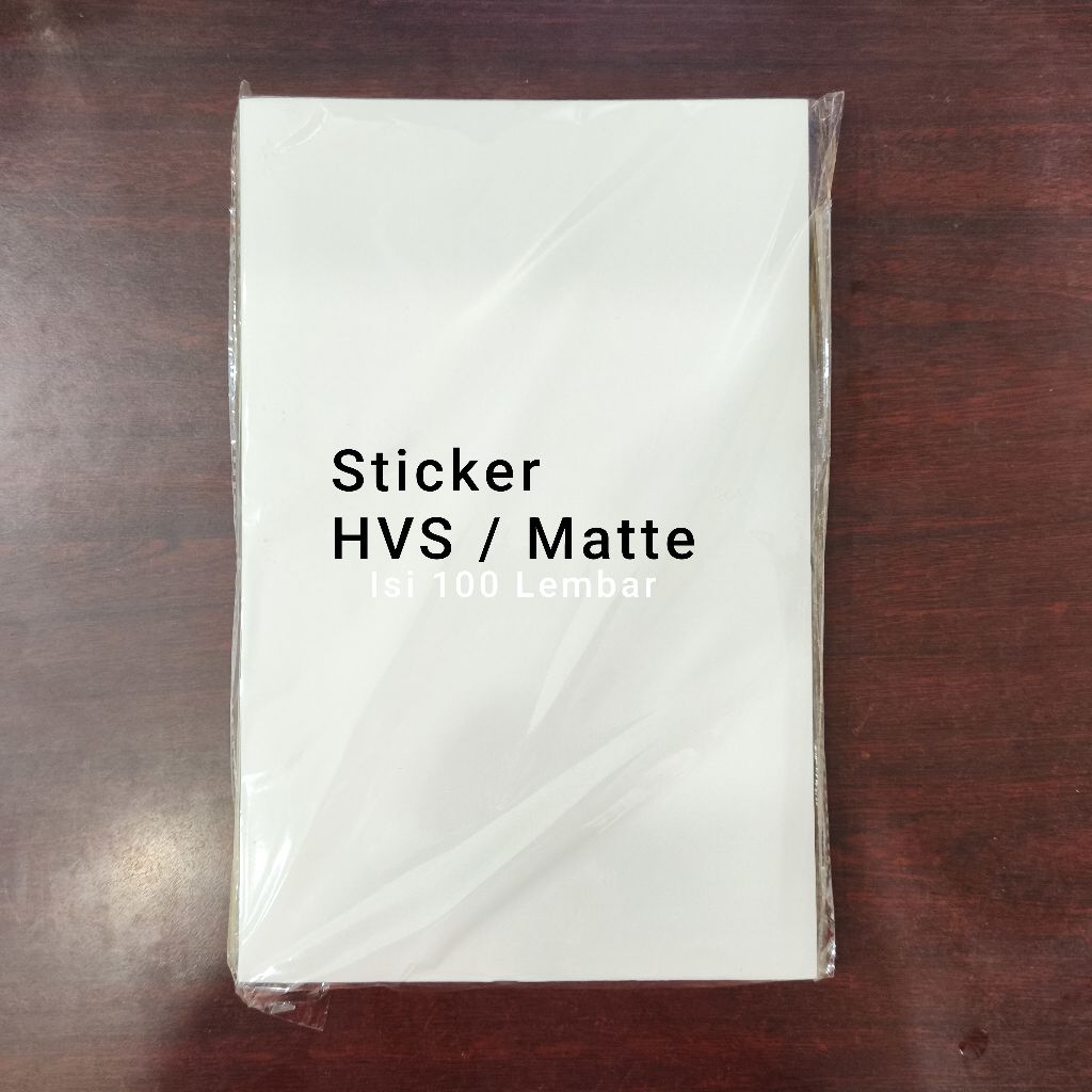 

Sticker Matte / Doft HVS F4 100 Gsm (isi 100 lembar)
