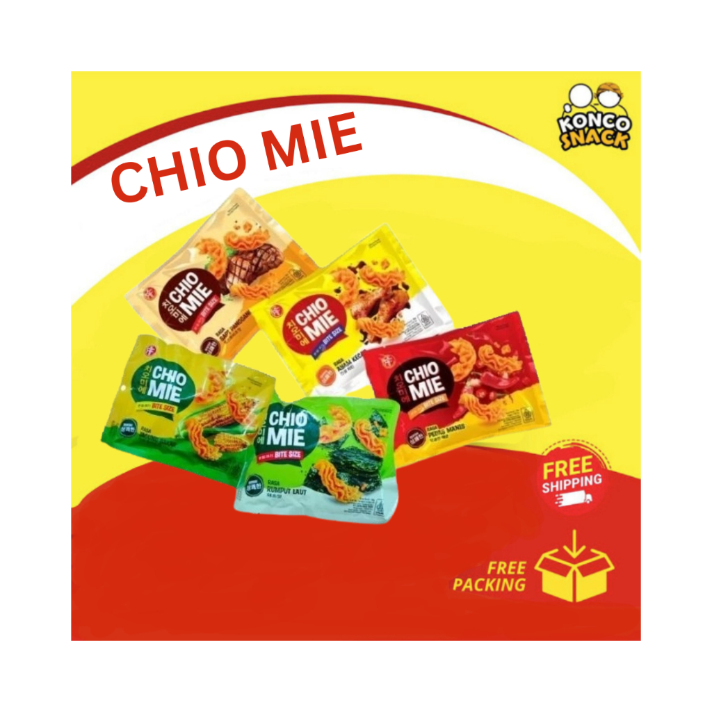 

Chio Mie Bite Size 15gr Snack Keripik Bite Size Pedas Manis Rumput Laut Sapi Panggang Ayam Kecap Jagung Bakar