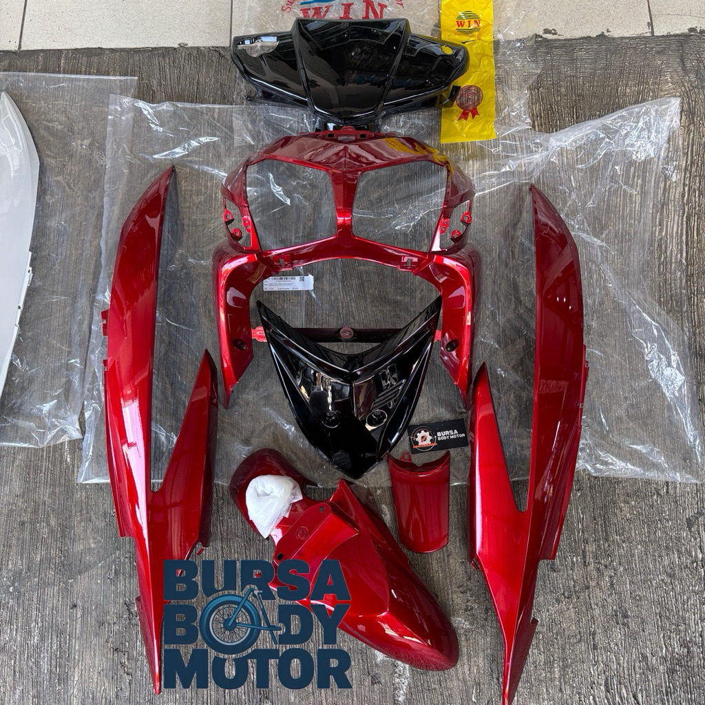 WIN - BODY HALUS HONDA VARIO KARBU 2006 2007 2008 2009 2010 MERAH MAROON