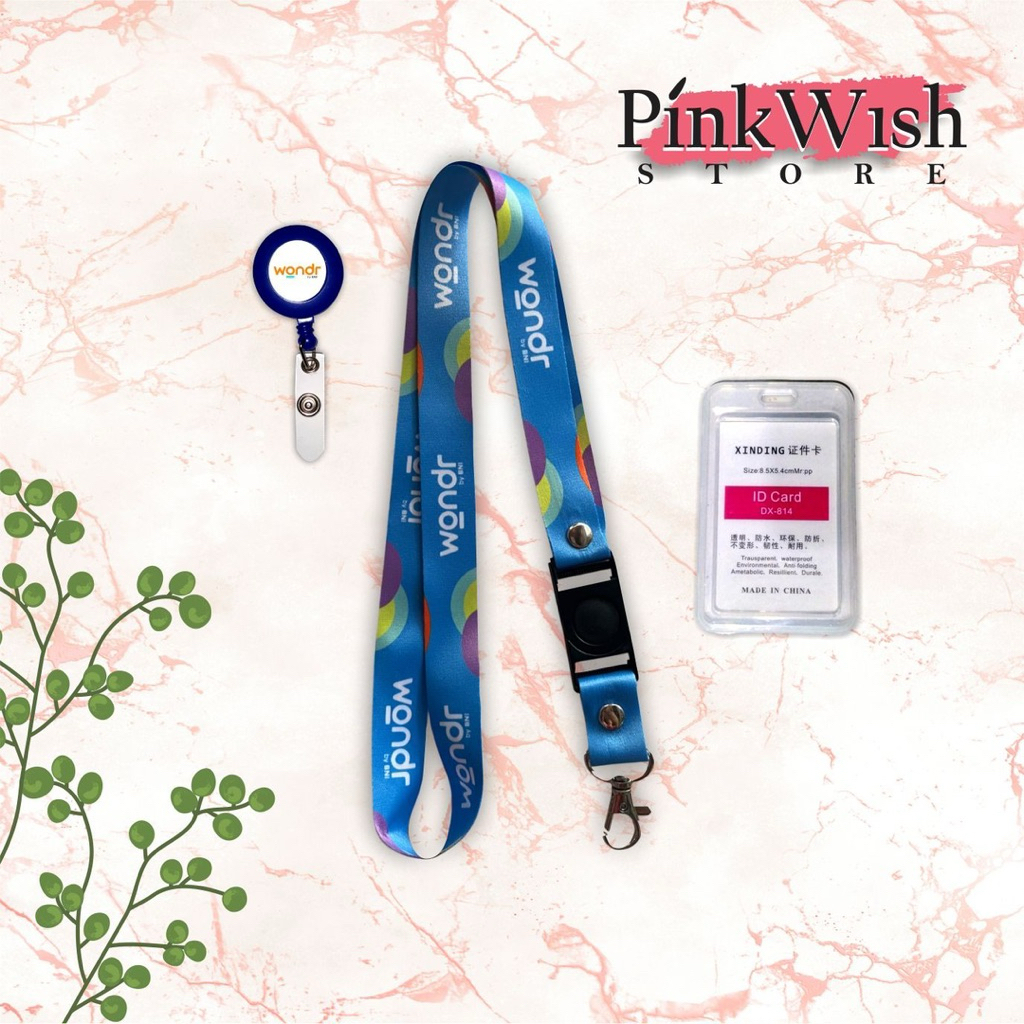 

Lanyard WONDER by BNI biru / Tali ID WONDER by BNI biru [Ready stock] Termurah