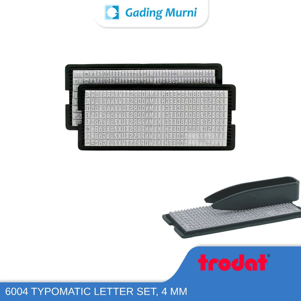 

Huruf & Simbol TRODAT Typo 6003/6004 – Untuk Stempel 4911-4912-4913