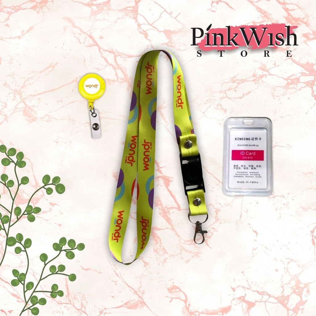 

Lanyard WONDER by BNI kuning / Tali ID WONDER by BNI kuning [Ready stock] Termurah