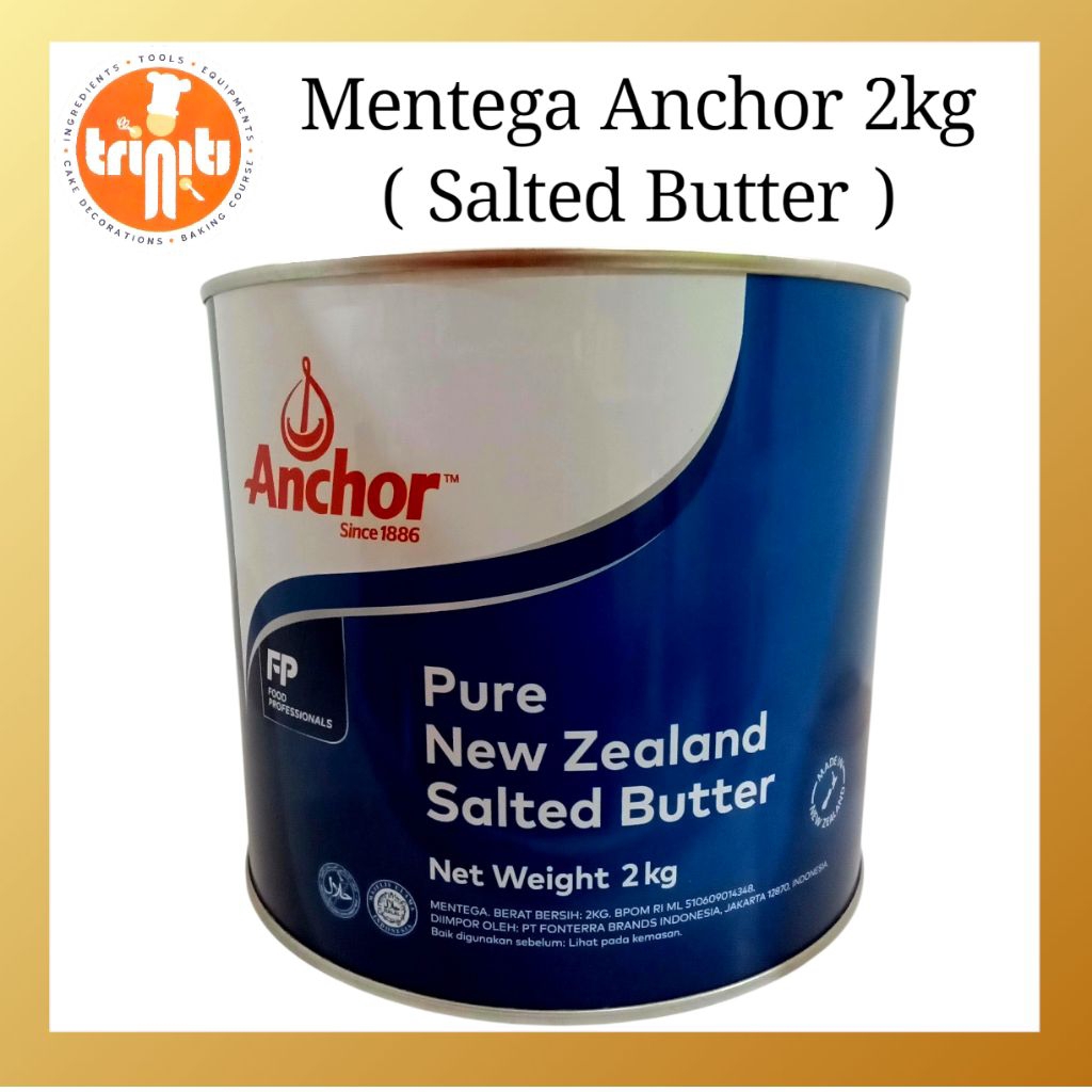 

Butter Anchor Salted/Mentega Anchor 2kg Kaleng