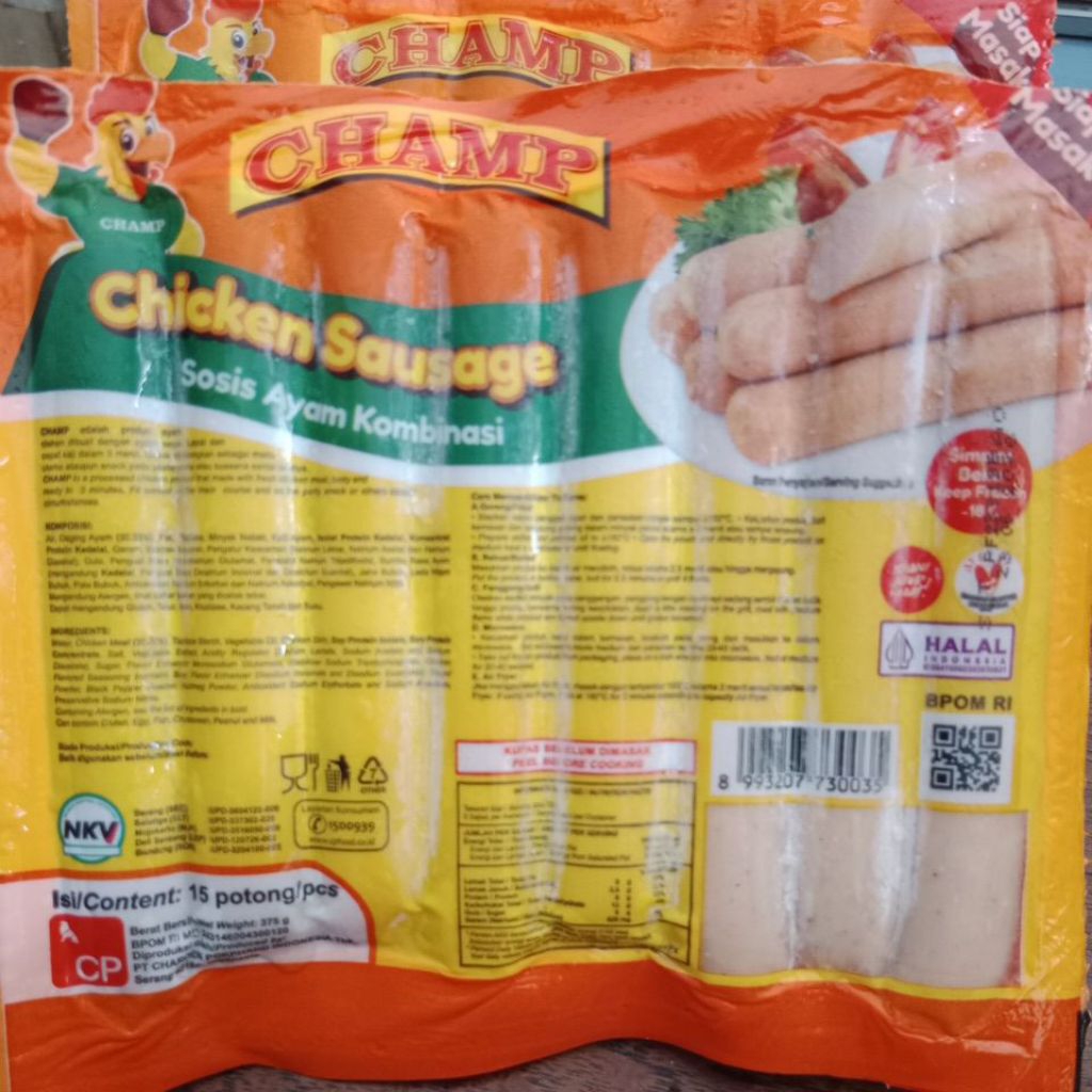 

Sosis ayam cham 375gr