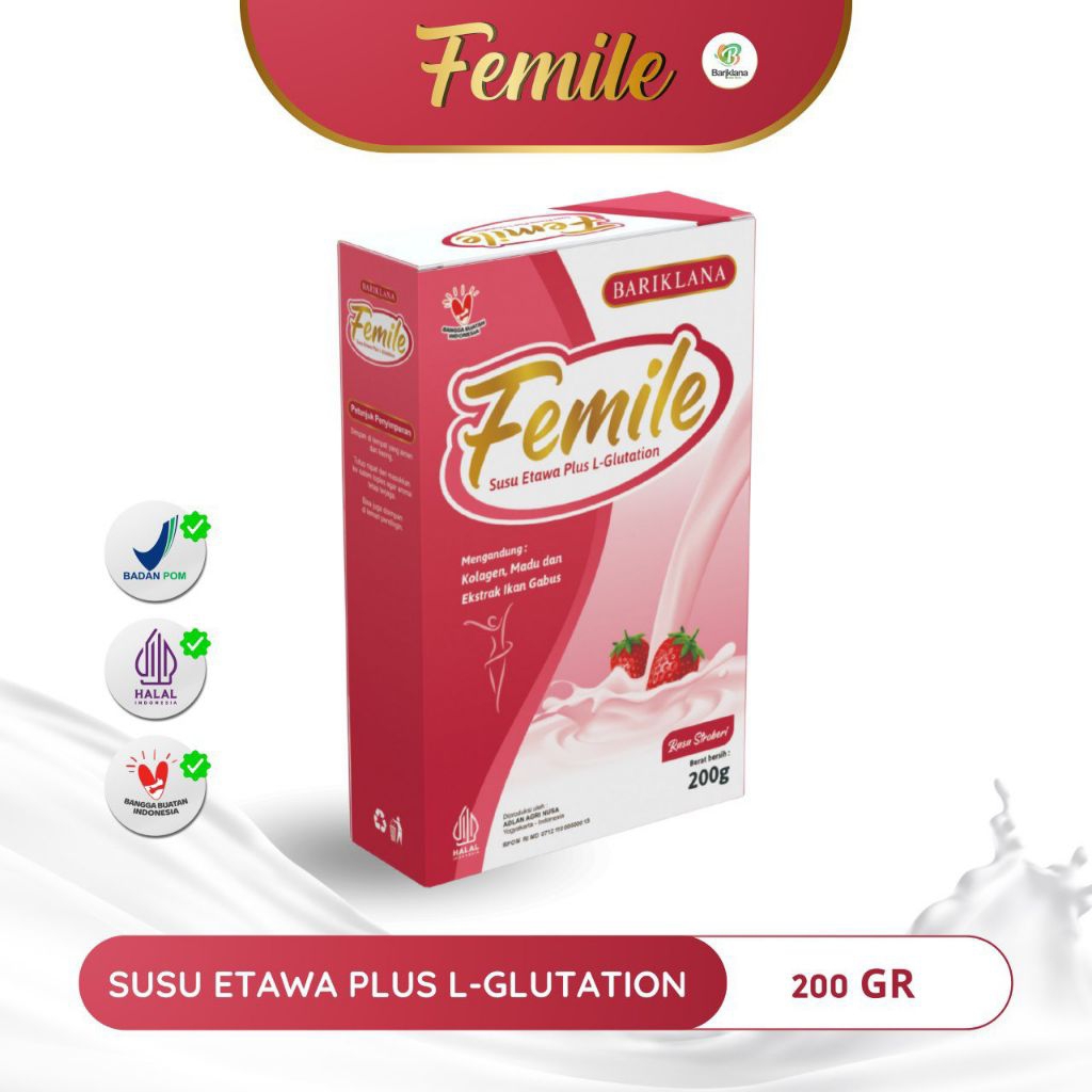

Femile - Susu Kambing Etawa Plus Kolagen - Bariklana - 200gr