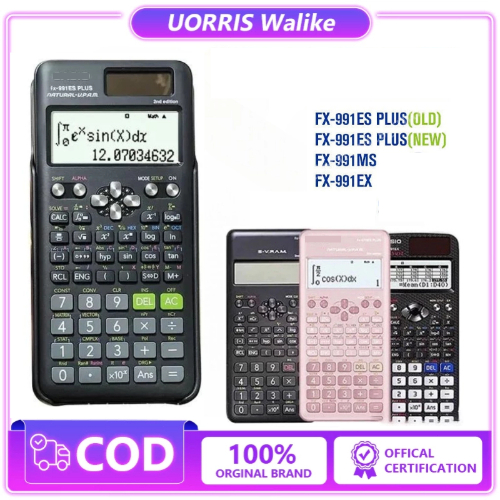 

Kalkulator Scientific ilmiah FX-991EX/991ES-Plus Calculator Scientific Kalkulator Scientific 417 Fungsi/Dua Sumber Tenaga Baterai Dan Tenaga Matahari/40 Konstanta Rumus