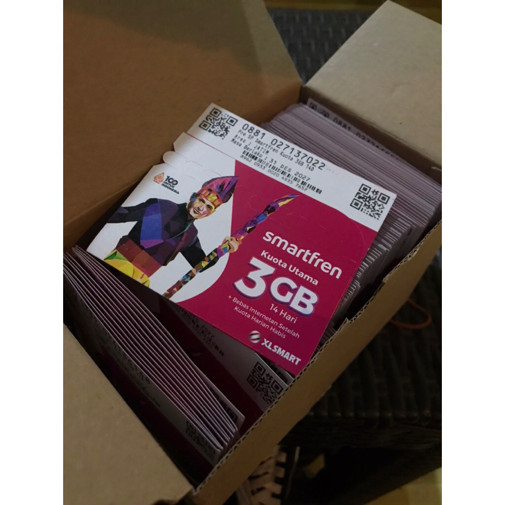 PERDANA PAKET SMARTFREN 9GB KARTU DATA NONSTOP UNL