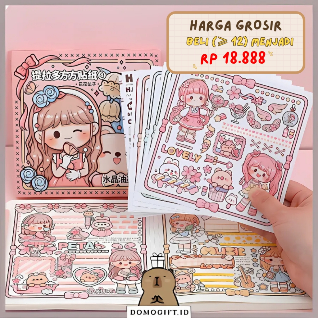 

Stiker Pack Buat Buku Jurnal Edisi Flower Fairy Girl TLD93
