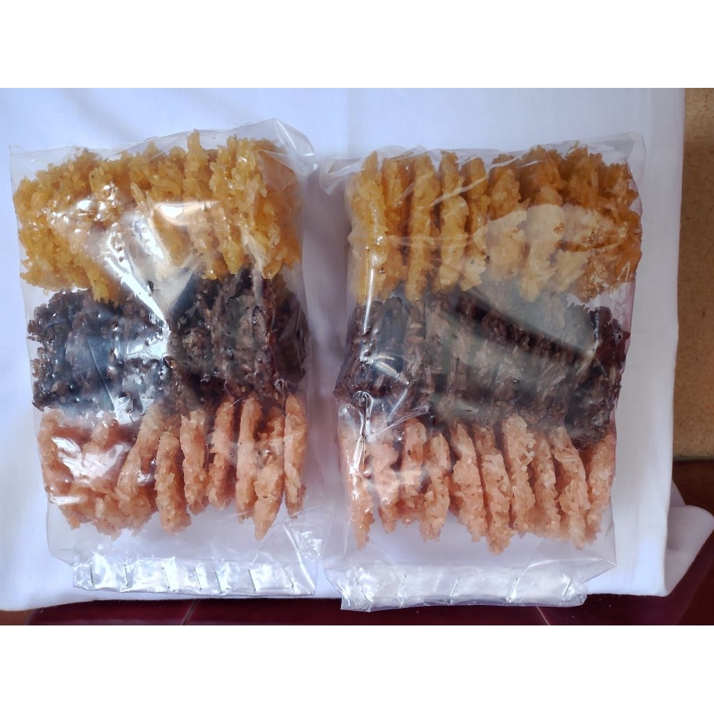 

Rengginang Situbondo mix rasa terasi, udang dan cumi isi 30