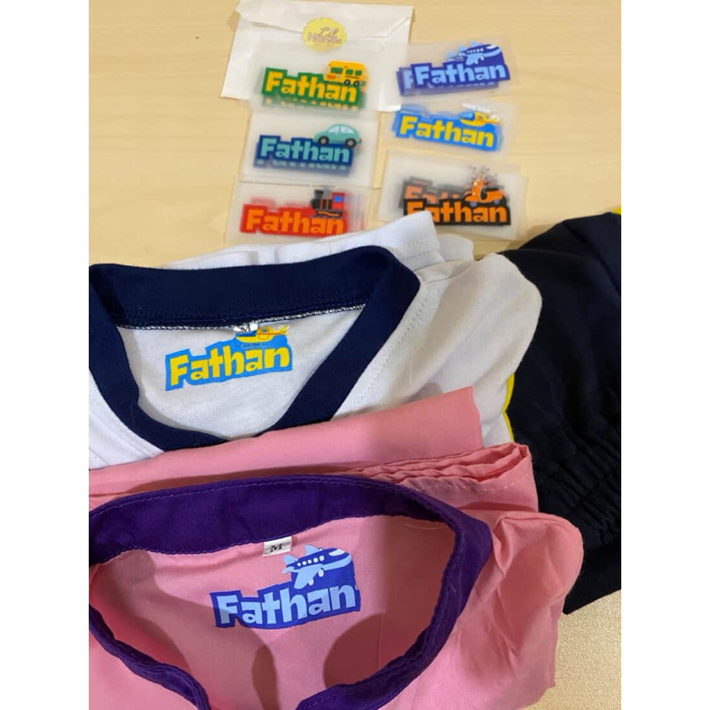 

lilhands.id - Custom Sablon Setrika / Nama Baju / Label Nama Sablon Baju Seragam