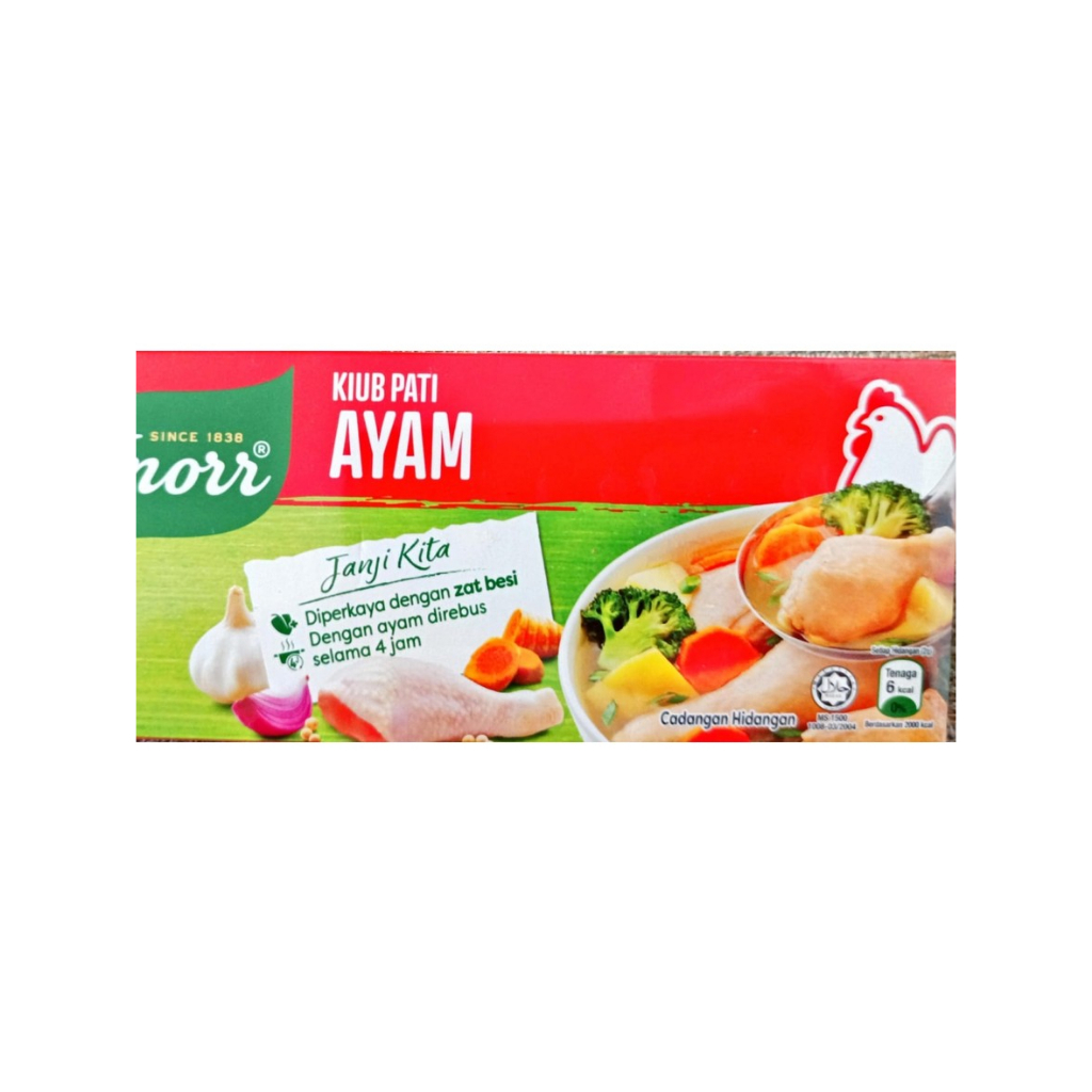 

Knorr Chicken Cube 120gr isi 12 cube - Kiub Pati Ayam