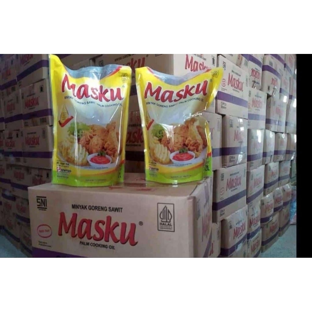 

minyak goreng masku refill 2L 2 dus