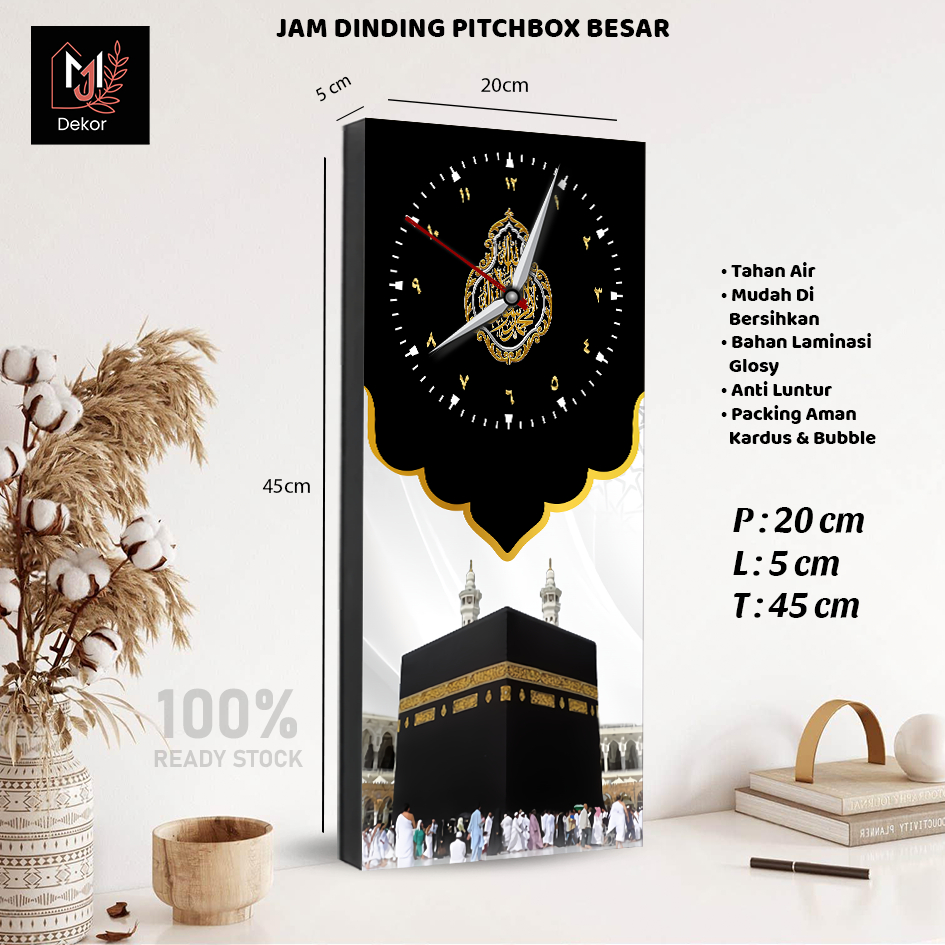 Jam dinding Pitchbox Besar Kabah hiasan dinding