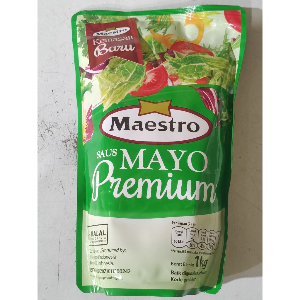 

Maestro Saus Mayonaise Premium – 1 kg