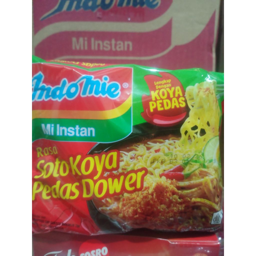 

[PROMO PAKET ISI 5] Indomie rasa soto koya pedas dower
