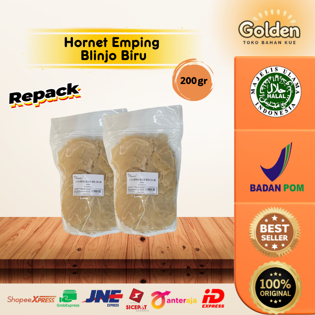 

Hornet Emping Blinjo Biru 200gr