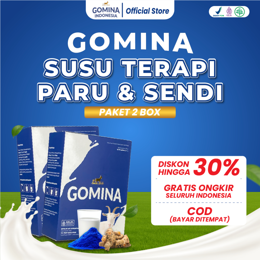 

Gomina Susu Kambing - Solusi Tepat Atasi Nyeri Sendi Meradang - Susu Kambing Etawa 100% Original Tanpa Efek Samping