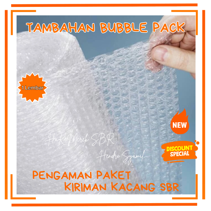 

Dijual Tambahan Double Bubble Pack - Bubble Wrap - Pelindung Paket agara aman
