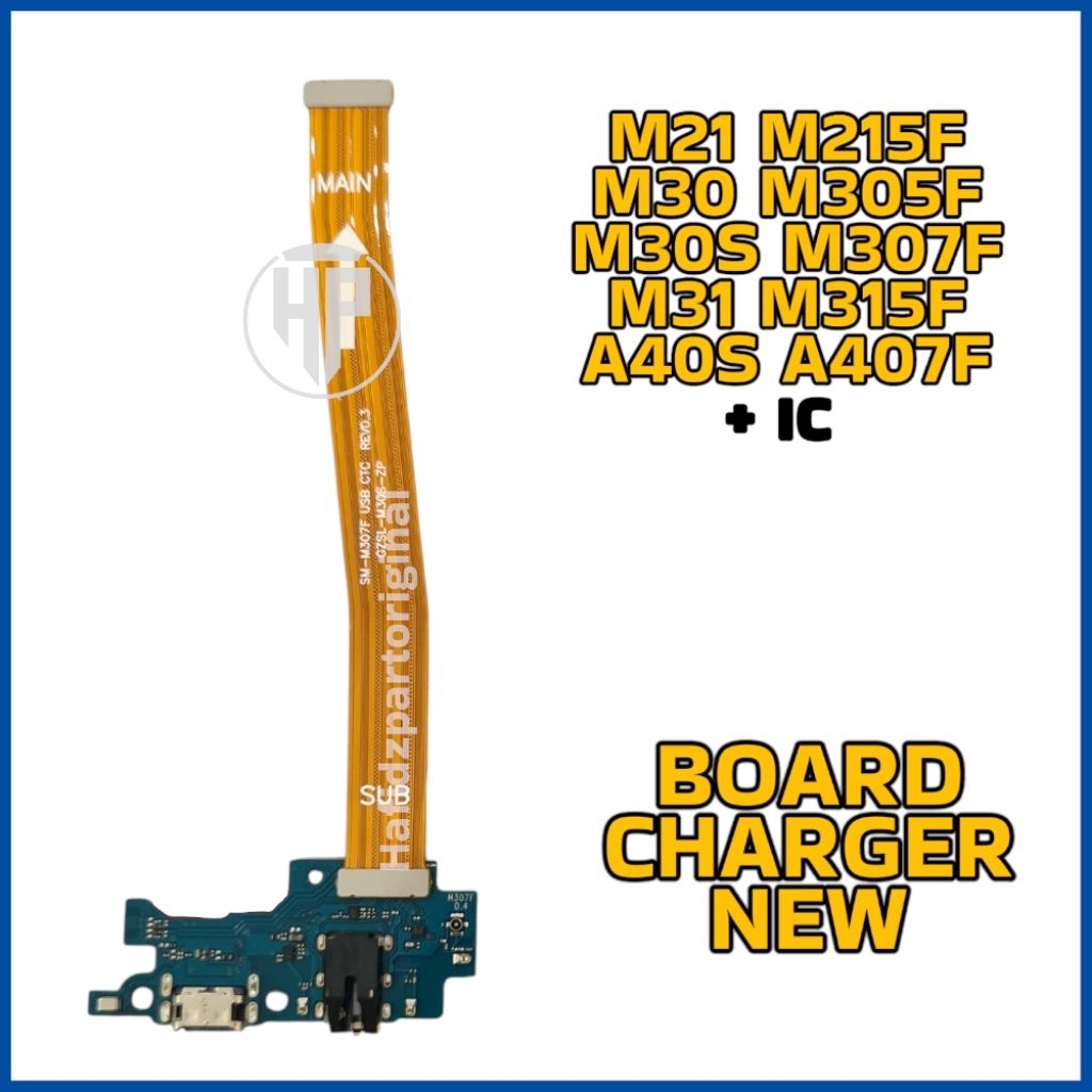 Flexible Board Charger Samsung A40S / M21 / M31 / M30S /M30 SM-M305m Copotan Cabutan Bekas