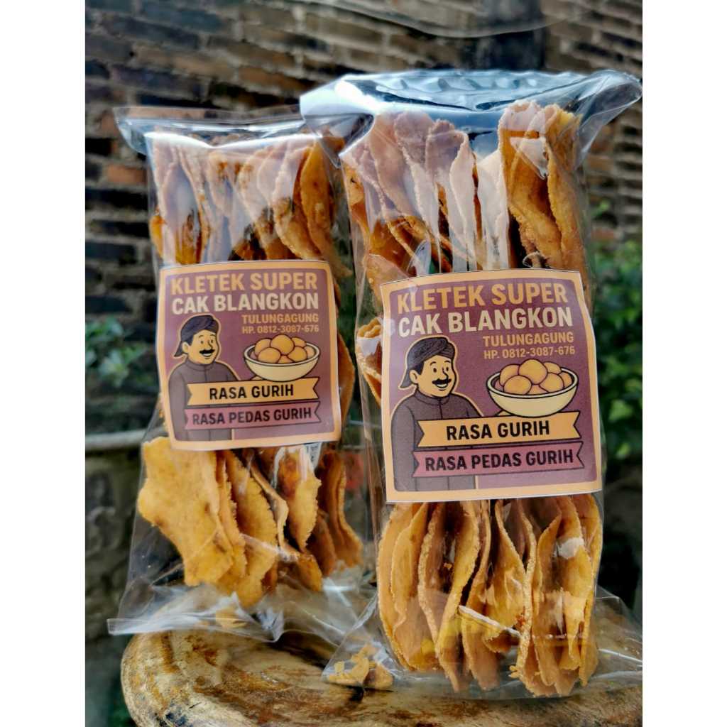 

kletek, krupuk kletek, makanan khas tulungagung, krupuk, camilan khas tulungagung, oleh oleh tulungagung, krupuk dari singkong, krupuk singkong, krupuk gurih, krupuk pedas gurih, kletek pedas gurih, krupuk renyah, kletek super 250 gram