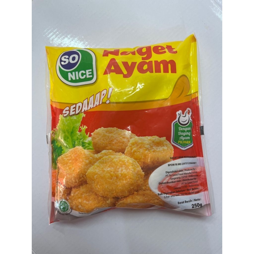 

Nugget So Nice 250gr