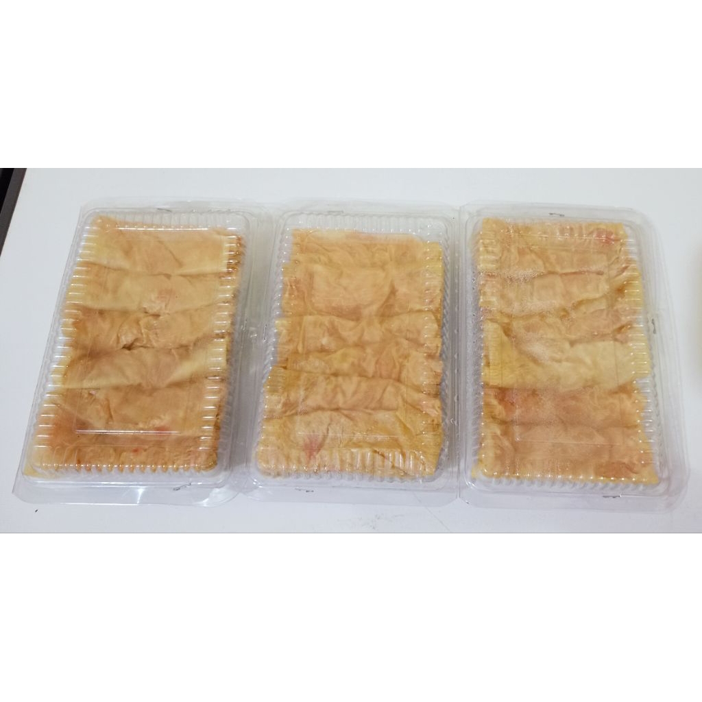 

Lumpia ayam udang premium kulit tahu Frozen isi 6+saus