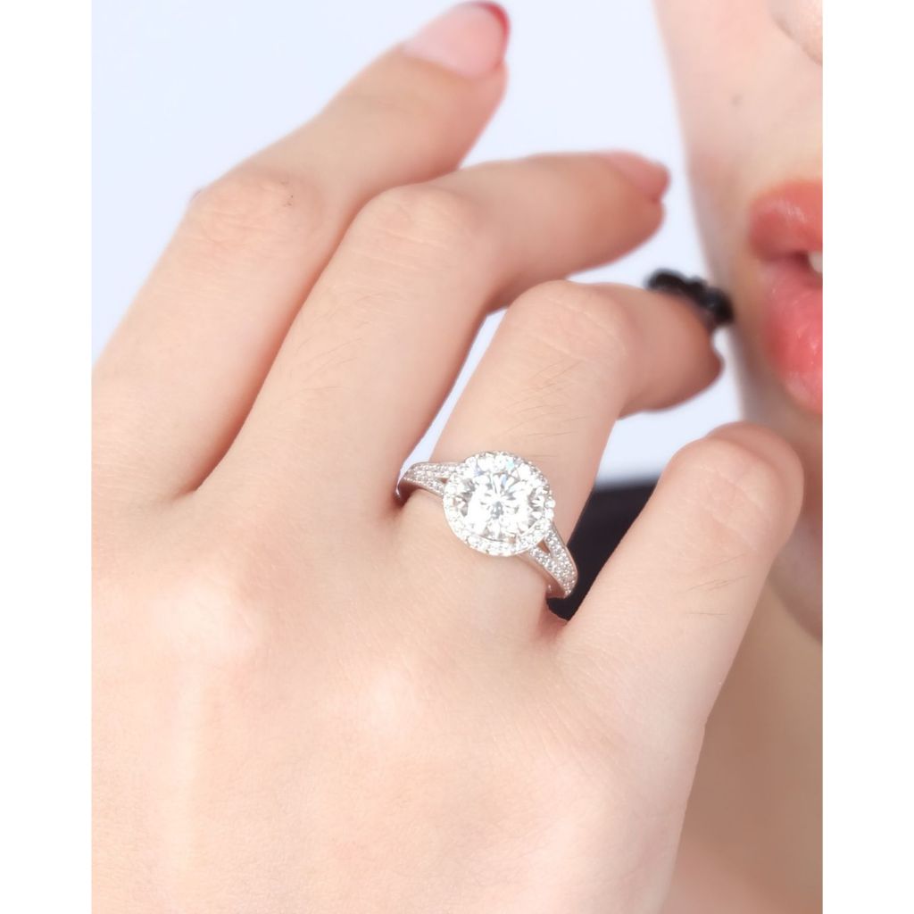 {ARVEE} - ARIELLE RING | CINCIN MOISSANITE MOISSANITE PREMIUM PERHIASAN MOISSANITE CINCIN WANITA Ste