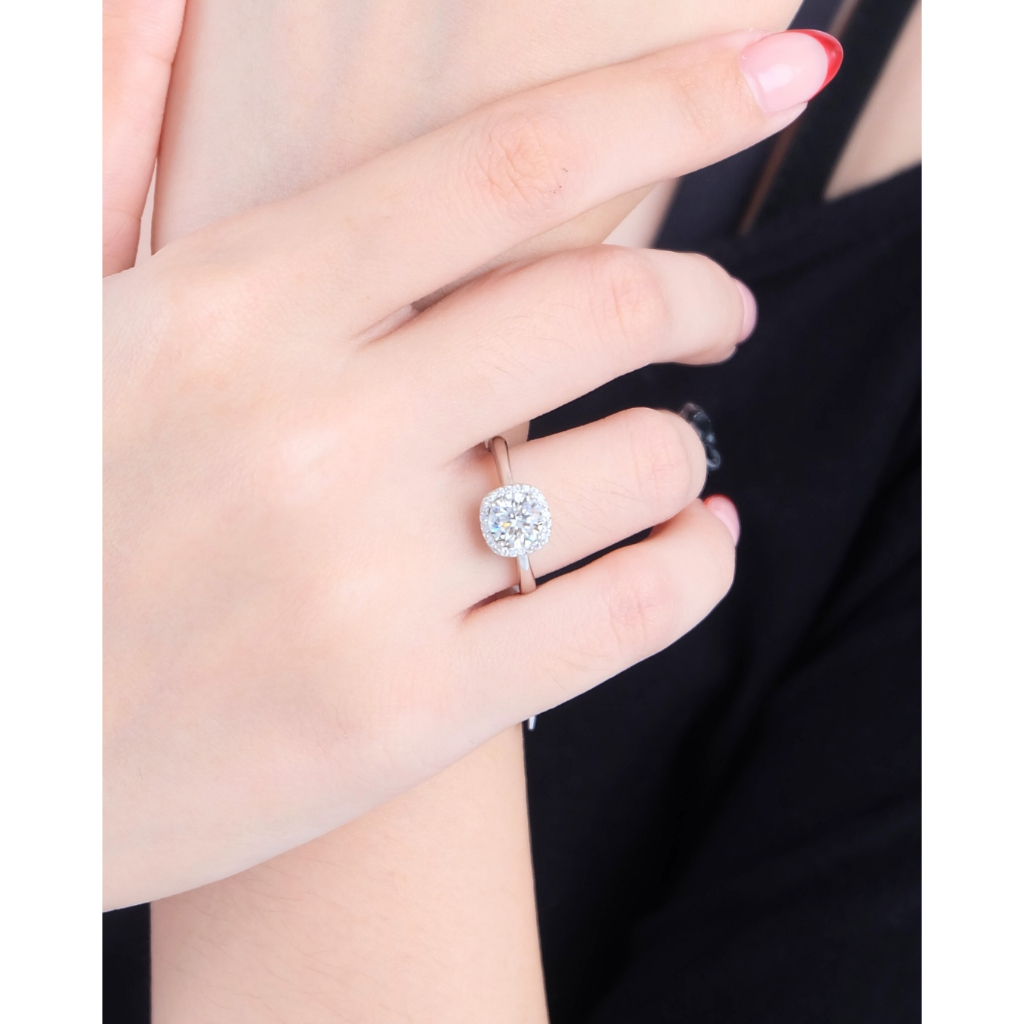 {ARVEE} - NOELLE RING | CINCIN MOISSANITE MOISSANITE PREMIUM PERHIASAN MOISSANITE CINCIN WANITA Ster