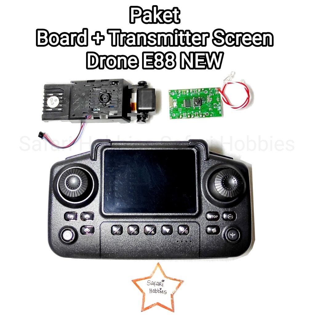 Paket Transmitter Screen + Board Receiver Drone E88 New / E99 New / E88D / E99D