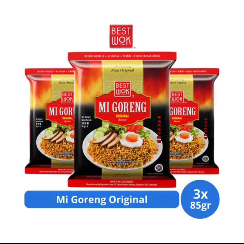 

Best Wok Mi Instan Goreng Original 3x85gr – Sensasi Mi Lezat Rasa Autentik