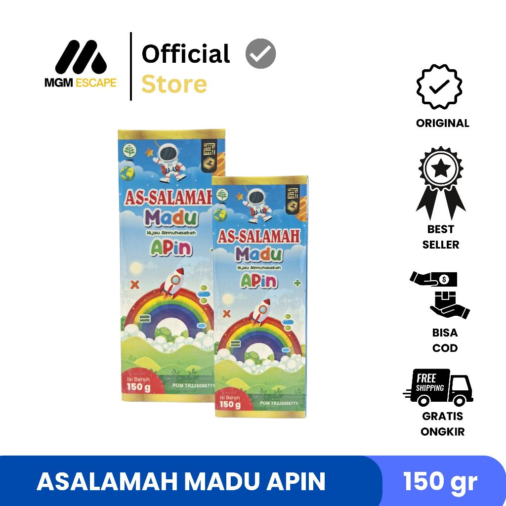 

Madu Anak Pintar Plus 180 gr ORIGINAL/ Madu Anak Pintar Plus 180 ml Herbal Nafsu Makan Anak